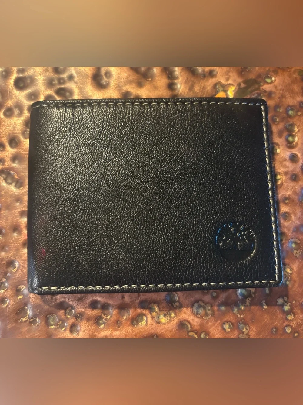 Timberland Leather Slimfold Wallet in Black